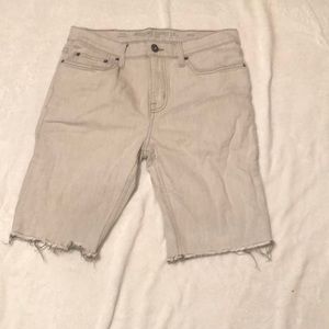 Mossimo supply co light grey denim shorts